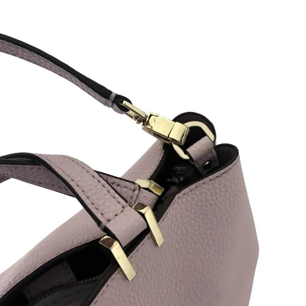 Kate Spade Satchel Crossbody Bag Purple Lavender Leather Pershing Street Gwyn